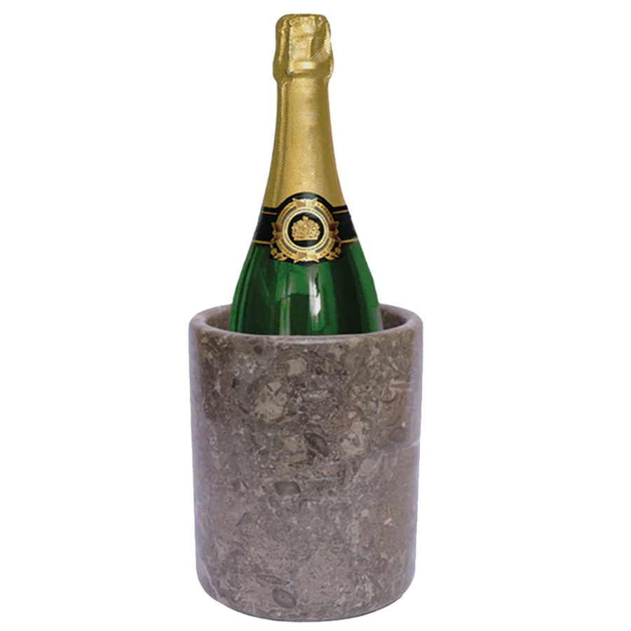 Marble Wine Chiller - Premium Wine Chiller Bucket - Perfect Wine Bottle holder - Multipurpose Utensil Holder