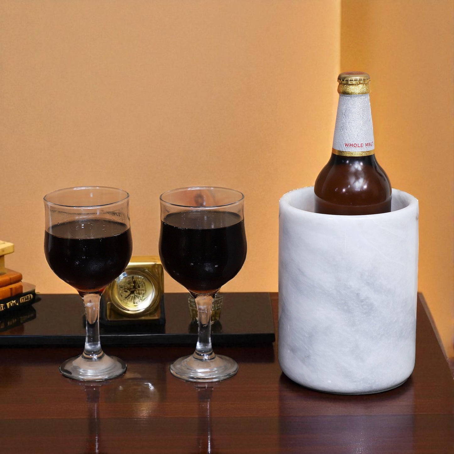 Marble Wine Chiller - White