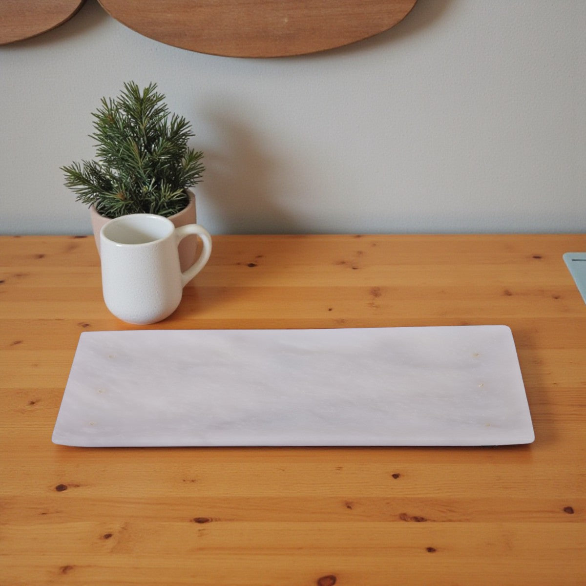 Marble Incense Holder White