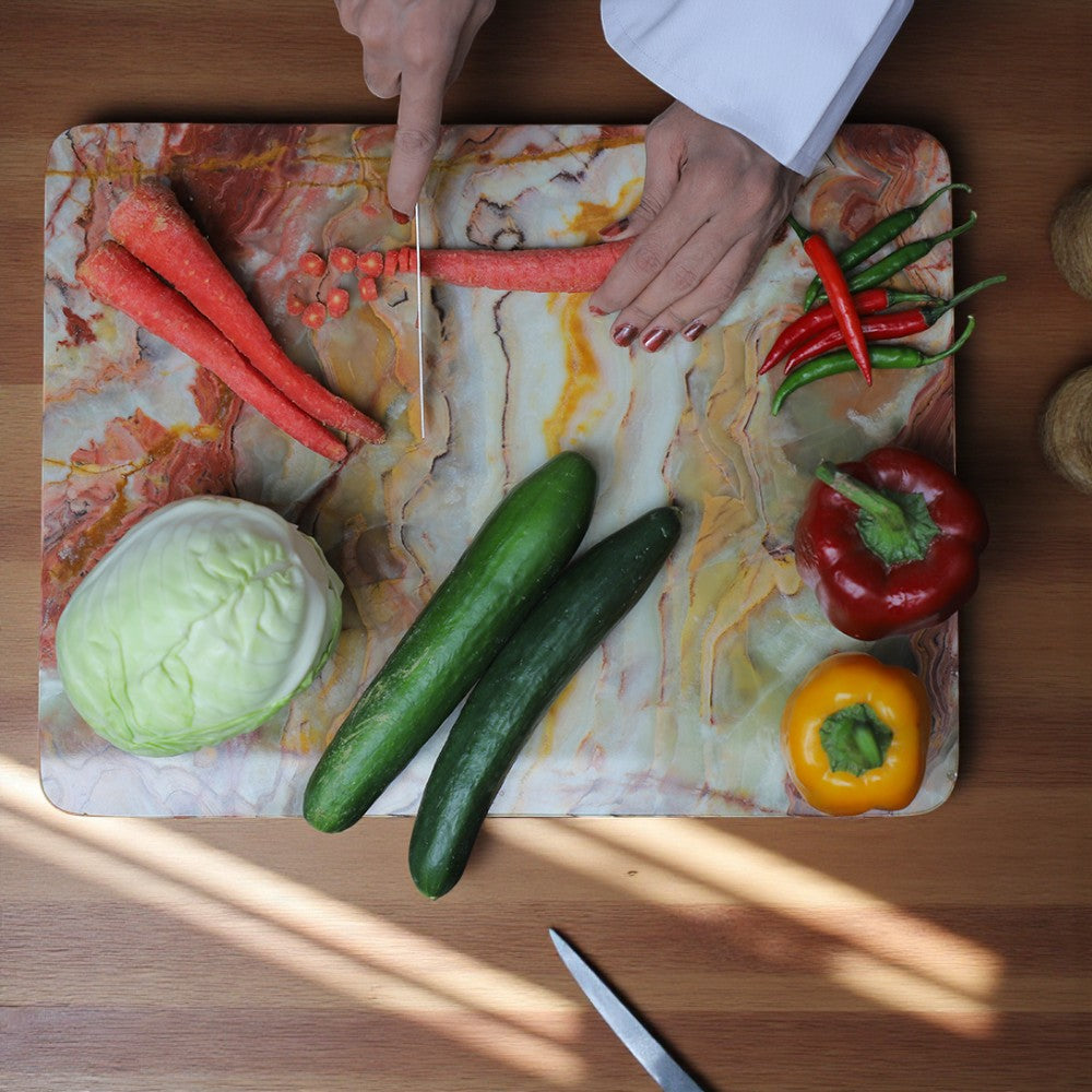 Marble Cutting Board - Green