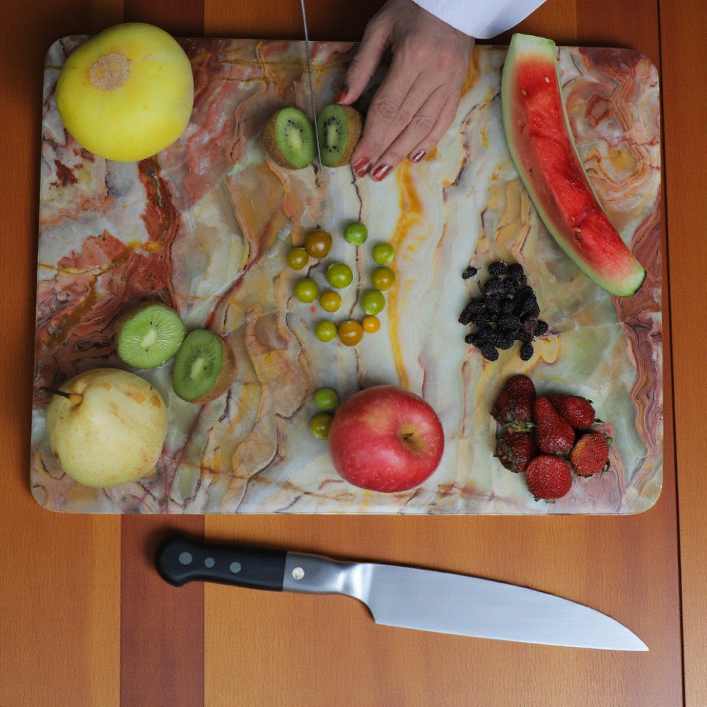 Marble Cutting Board - Green
