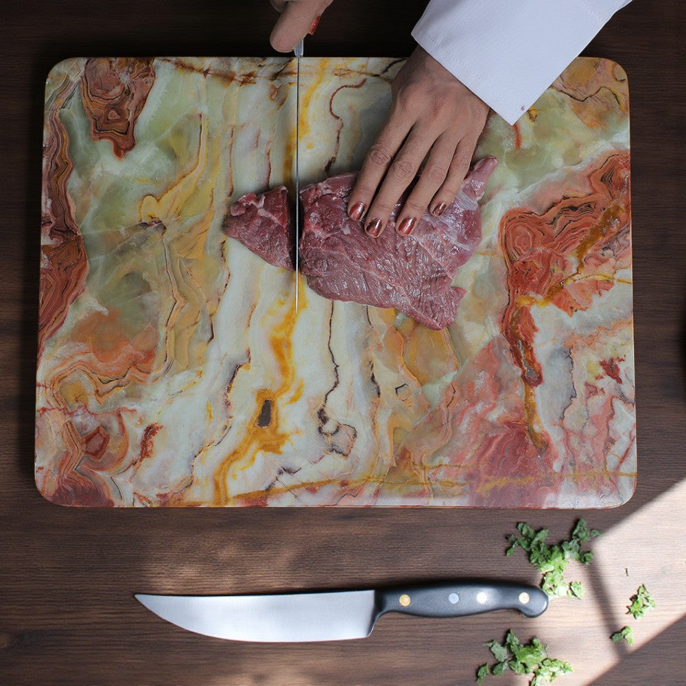 Marble Cutting Board - Green