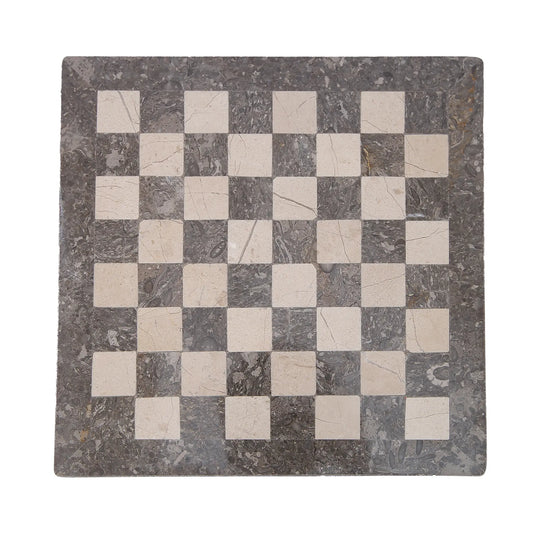 Oceanic Grey and Verona Marble Chess board