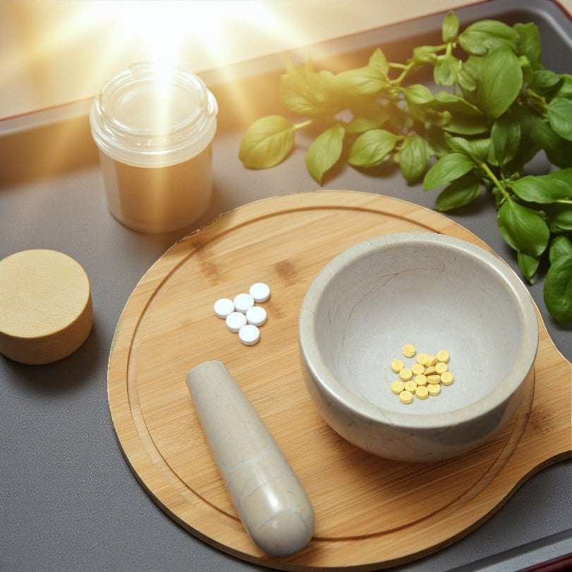 Marble Mortar and Pestle Set (5 inch) Verona
