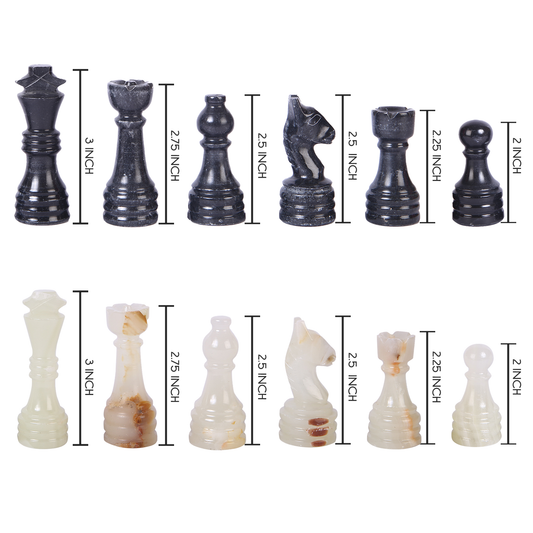 Black & Onyx Chess Figures