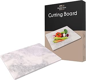 Marble Cutting Board Marble with Rubberized Feet- Marble Cutting Boards For Kitchen- Marble Pastry Board - Marble Slab For Table Top
