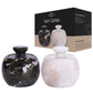 Marble Salt Cellar with Lid- Pack of 2 Marble Salt and Pepper Bowls- Salt Holder with Lid to Put Salt, Paprika, Pepper, and Spice