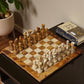 Marble Hives Luxury Handmade Marble Chess Set -Red and Coral -12 Inch