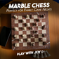 Marble Hives Luxury Handmade Marble Chess Set – Marina & Beige