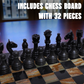 Marble Hives Luxury Handmade Marble Chess Set –Green & Black