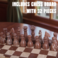 Marble Hives Luxury Handmade Marble Chess Set – Marina & Beige