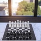 Marble Hives Luxury Handmade Marble Chess Set – Black and White