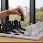 Marble Hives Luxury Handmade Marble Chess Set – White and Black