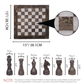 Marble Hives Luxury Handmade Marble Chess Set – Oceanic & White