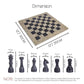 12 inch coral chess board