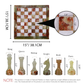 Marble Hives Luxury Handmade Marble Chess Set – Green & White