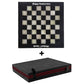 15 x 15 Black & Onyx Handmade Marble Chess Set