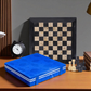 Marble Hives Luxury Handmade Marble Chess Set – Black and Coral