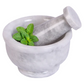 Exquisite Marble Mortar and Pestle Set (4 inches) - Your Ultimate Kitchen Essential for Grinding Spices, Making Guacamole, Salsa, Pesto, and Crushing Pills