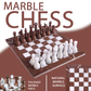 Marble Hives Luxury Handmade Marble Chess Set – Marina & White Ziarat (12 x 12 Inches) - Chess Sets for Adults - Premium Quality Chess Boards - Fancy Chess Boards