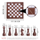Marble Hives Luxury Handmade Marble Chess Set – Marina & White Ziarat (12 x 12 Inches) - Chess Sets for Adults - Premium Quality Chess Boards - Fancy Chess Boards