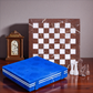 Marble Hives Luxury Handmade Marble Chess Set – Marina & White Ziarat (12 x 12 Inches) - Chess Sets for Adults - Premium Quality Chess Boards - Fancy Chess Boards