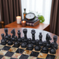 Marble Hives Luxury Handmade Marble Chess Set – Green & Black -15 Inch