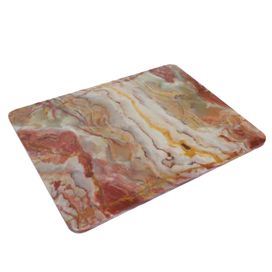 Marble Cutting Board Marble with Rubberized Feet- Marble Cutting Boards For Kitchen- Marble Pastry Board - Marble Slab For Table Top