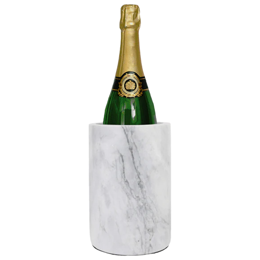 Marble Wine Chiller - Premium Wine Chiller Bucket - Perfect Wine Bottle holder - Multipurpose Utensil Holder