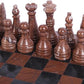 Handmade Marble Chess Set - Marina & Black (15 x 15 Inches) - Chess Sets for Adults - Premium Quality Chess Boards - Fancy Chess Boards
