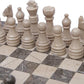 Aesthetic Marble Chess Set - Oceanic & Verona (15 x 15 Inches) - Handmade Chess Sets for Adults - Premium Quality Chess Boards and Fancy Chess Figures