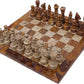 15 Inch Red and Coral Fancy Chess Set
