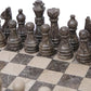 Aesthetic Marble Chess Set - Oceanic & Verona (15 x 15 Inches) - Handmade Chess Sets for Adults - Premium Quality Chess Boards and Fancy Chess Figures