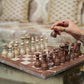 Handmade Marble Chess Set - Marina & Virona (15 x 15 Inches) - Chess Sets for Adults - Premium Quality Chess Boards - Fancy Chess Boards