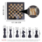 Marble Hives Luxury Handmade Marble Chess Set –Green & Black