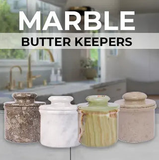 marble butter keeper