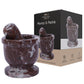 Exquisite Marble Mortar and Pestle Set (2.5 inch) - Your Ultimate Kitchen Essential for Grinding Spices, Making Guacamole, Salsa, Pesto, and Crushing Pills