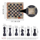 Green & Black Marble  Handmade Chess Set