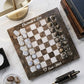 Grey & White Marble Chess Set