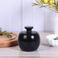 Marble Salt Cellar with Lid- Pack of 2 Black and Onyx