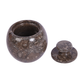 Marble Salt Cellar with Lid- Pack of 2 Marble Salt and Pepper Bowls- Salt Holder with Lid to Put Salt, Paprika, Pepper, and Spice
