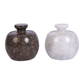 Marble Salt Cellar with Lid- Pack of 2 Marble Salt and Pepper Bowls- Salt Holder with Lid to Put Salt, Paprika, Pepper, and Spice