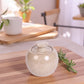 Marble Salt Cellar with Lid- Pack of 2 Beige and Black Zebra