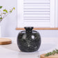 Marble Salt Cellar with Lid- Pack of 2 Beige and Black Zebra