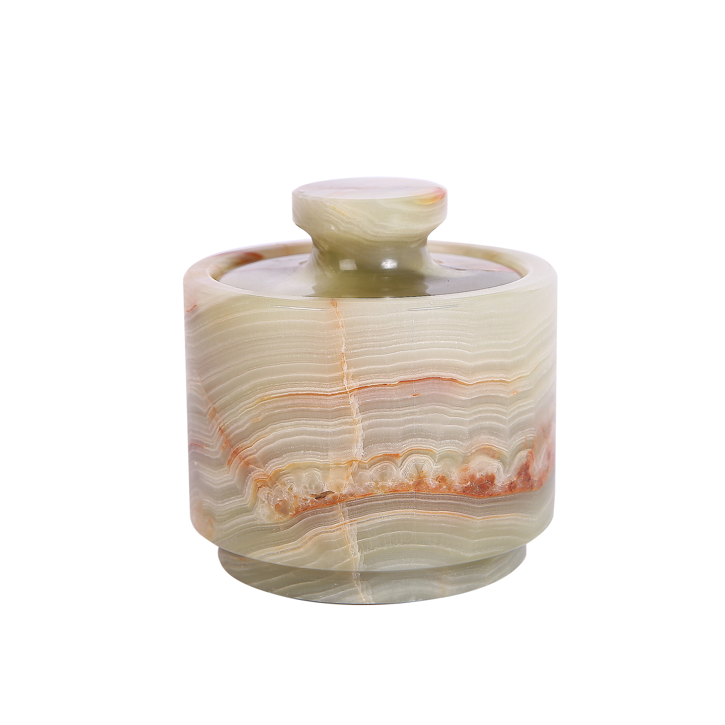 Marble Salt Cellar with Lid- Pack of 2 Marble Salt and Pepper Bowls- Salt Holder with Lid to Put Salt, Paprika, Pepper, and Spice