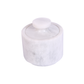 Marble Salt Cellar with Lid- Pack of 2 Marble Salt and Pepper Bowls- Salt Holder with Lid to Put Salt, Paprika, Pepper, and Spice