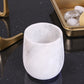 Marble Wine Chiller Slanted Shape - White