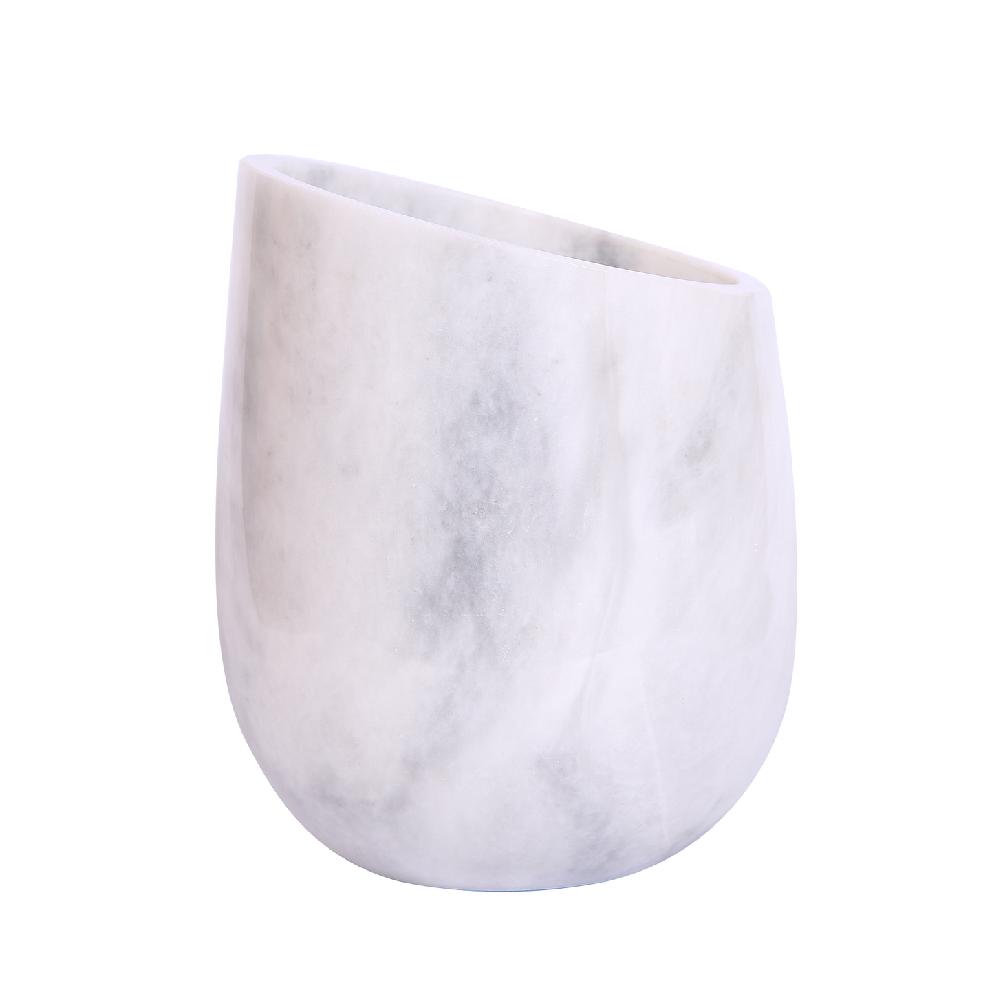 Marble Wine Chiller - Premium Wine Chiller Bucket - Perfect Wine Bottle holder - Multipurpose Utensil Holder