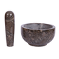 Exquisite Marble Mortar and Pestle Set (5 inch)- Your Ultimate Kitchen Essential for Grinding Spices, Making Guacamole, Salsa, Pesto, and Crushing Pills