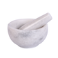 Exquisite Marble Mortar and Pestle Set (5 inch)- Your Ultimate Kitchen Essential for Grinding Spices, Making Guacamole, Salsa, Pesto, and Crushing Pills